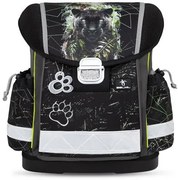 Iskolatáska, fémcsat, BELMIL Classy Black Panther, fekete párduc (BL40313AG63F)