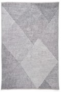 Világosszürke mosható pamutkeverék szőnyeg 122x170 cm Whisper – Think Rugs