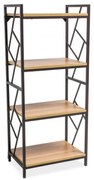 Tablo R4 140cm Könyvespolc Tölgy - Sötétbarna