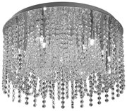 Luxera Ritton 46111 kristály mennyezeti lámpa, 9x33W G9