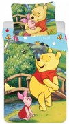 Disney Micimackó Bridge gyerek, ovis ágyneműhuzat 90×140cm, 40×55 cm