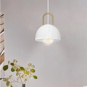 Eglo 99695 - Csillár zsinóron CALMANERA 1xE27/40W/230V fehér