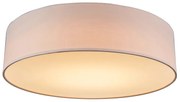 Mennyezeti lámpa rózsaszín 40 cm LED-del - Drum LED