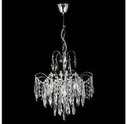 Kristály csillár láncon 4xE27/60W/230V