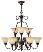 Hinkley HK-CELLO9 - Csillár láncon CELLO 9xE27/60W/230V