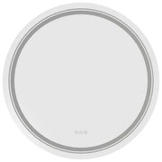 Amyra tükör LED világítással 80 cm, ezüst