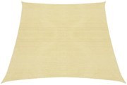 bézs HDPE napvitorla 160 g/m² 3/4 x 2