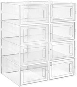 Moduláris polcrendszer tárolórekeszekkel BOXIFY, fehér