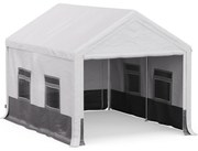Party Haven, sátor, 400 x 296 x 280 cm, időjárásálló, acélvázas, egyszerű összeszerelés, oldalfalakkal