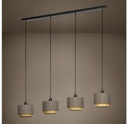 Eglo 390121 - Csillár zsinóron MARCHENA 4xE27/40W/230V barna