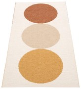 Okkersárga-krémszínű kültéri-beltéri szőnyeg 70x140 cm Otto Harvest – Pappelina