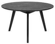 YuRAi fekete dohányzóasztal, ⌀ 90 cm - Rowico