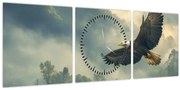 Kép - Repülő sas (órával) (90x30 cm)