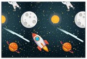 Űr Rocket Space műanyag asztalterítő 120x180 cm