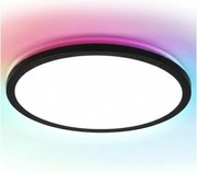 Brilagi - LED RGBW dimmelhető mennyezeti lámpa VIBE LED/36W/230V 3000-6500K fekete + távirányító