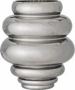Bloomingville Zorya Üveg Virágváza 24 cm Ezüst Fényes