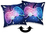 Gamer Neon párna, díszpárna 40x40 cm