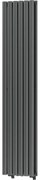 Mexen Dallas dekoratív radiátor 1600 x 360 mm, 1039 W, antracit - W214-1600-360-00-66