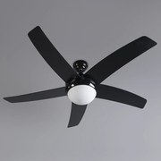 Mennyezeti ventilátor fekete fa mintával 132 cm távirányítóval - Cool