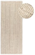 Krémszínű juta futószőnyeg 80x200 cm Bouclé – Hanse Home