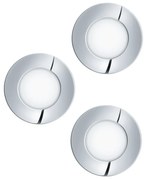 Eglo FUEVA 1 98635 süllyesztett lámpa, 3x2,8W LED, 3000K, 1050 lm, IP20/IP44
