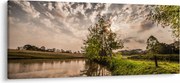 Természet kép sugarakkal (120x50 cm)