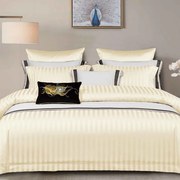 Szatén ágynemű KRELA ECRU 3 részes 140x200 cm