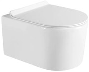 Mexen SOFIA Rimless függő WC csésze ülőkés lassan záródó, 49 x 37 cm, fehér, 30544000