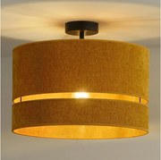 Duolla - Felületre szerelhető csillár DOUBLE 1xE27/15W/230V átm. 40 cm narancs