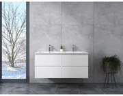 Dijon White fürdőszoba szekrény mosdóval 120cm