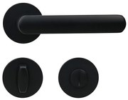 Como alumínium szerelvények - WC rozetta, fekete