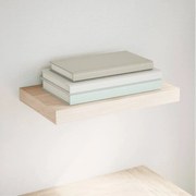 szerelt fa függőpolc 40 x 23,5 x 4 cm