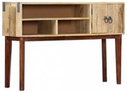 tömör, nyers mangófa tálalóasztal 115 x 30 x 76 cm