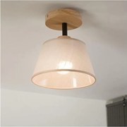 Felületre szerelhető lámpa ANTONIO 1xE14/60W/230V bézs/tölgy