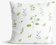 Goldea dekoratív párnahuzat - eukaliptusz levelek 40 x 40 cm