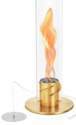 SPIN 900 asztali kandalló / lámpa spirális tűzzel, arany - Höfats