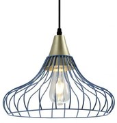 Lámpa Mennyezeti lámpatest LOTTE,2660,AC220-240V,50/60Hz,1*E27,IP20,átmérő 33cm,egyes,kék