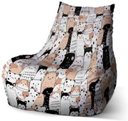 Bean babzsák arányos állatkák - gyerek, színes