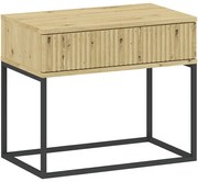 Éjjeliszekrény Tölgy Színben CADRO NR2 60 cm PUSH