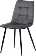 Étkezőszék, szürke, bársony szövet, DCL-X7015 GREY2