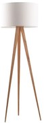 Tripod Wood fehér állólámpa, ø 50 cm - Zuiver