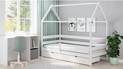 Comfio ház alakú gyerekágy 80x180 - fehér