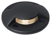 Modern fekete talajba süllyeszthető spotlámpa GU10 50mm 2-fényhatás IP65 - Cellar