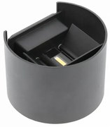 Lámpa Fali lámpa MISSOURI-O, 7W, 540lm, AC220-240V, 50/60 Hz, PF>0,5 ,Ra≥80, IP54, IK08, 4000K, kör, fekete