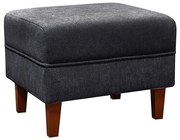 GALA puff 46x54 cm antracit