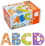 Fa ábécé puzzle angol szavakkal