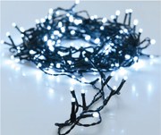 96 LED-es  kültéri-beltéri elemes fényfüzér, hideg fehér, 7 m