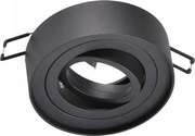 Polux Falsík alatti lámpatest fekete mozgatható Gaja R IP20 MR16 8W