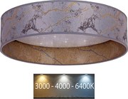 Brilagi - LED Mennyezeti lámpa VELVET STAR LED/24W/230V á. 40 cm  szürke/arany