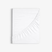 Goldea pamut gumis lepedő - fehér 180 x 200 cm